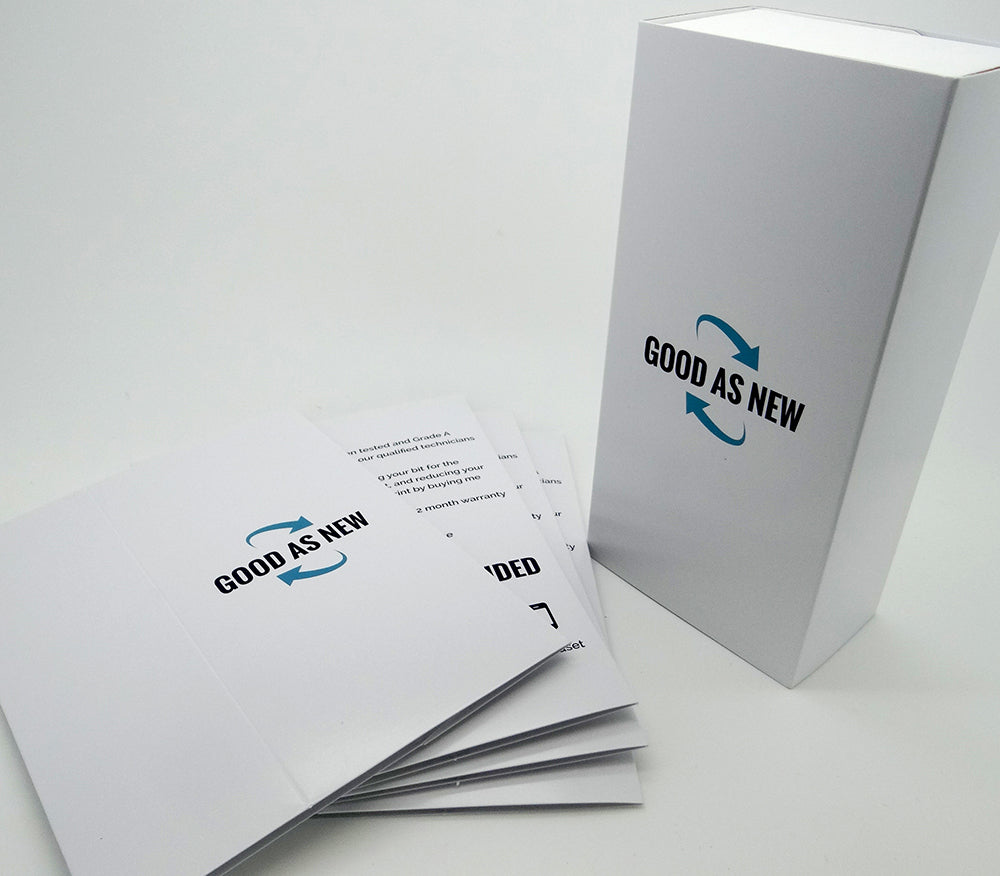 Custom printed sleeves for mobile phone boxes: printed sleeve and box example