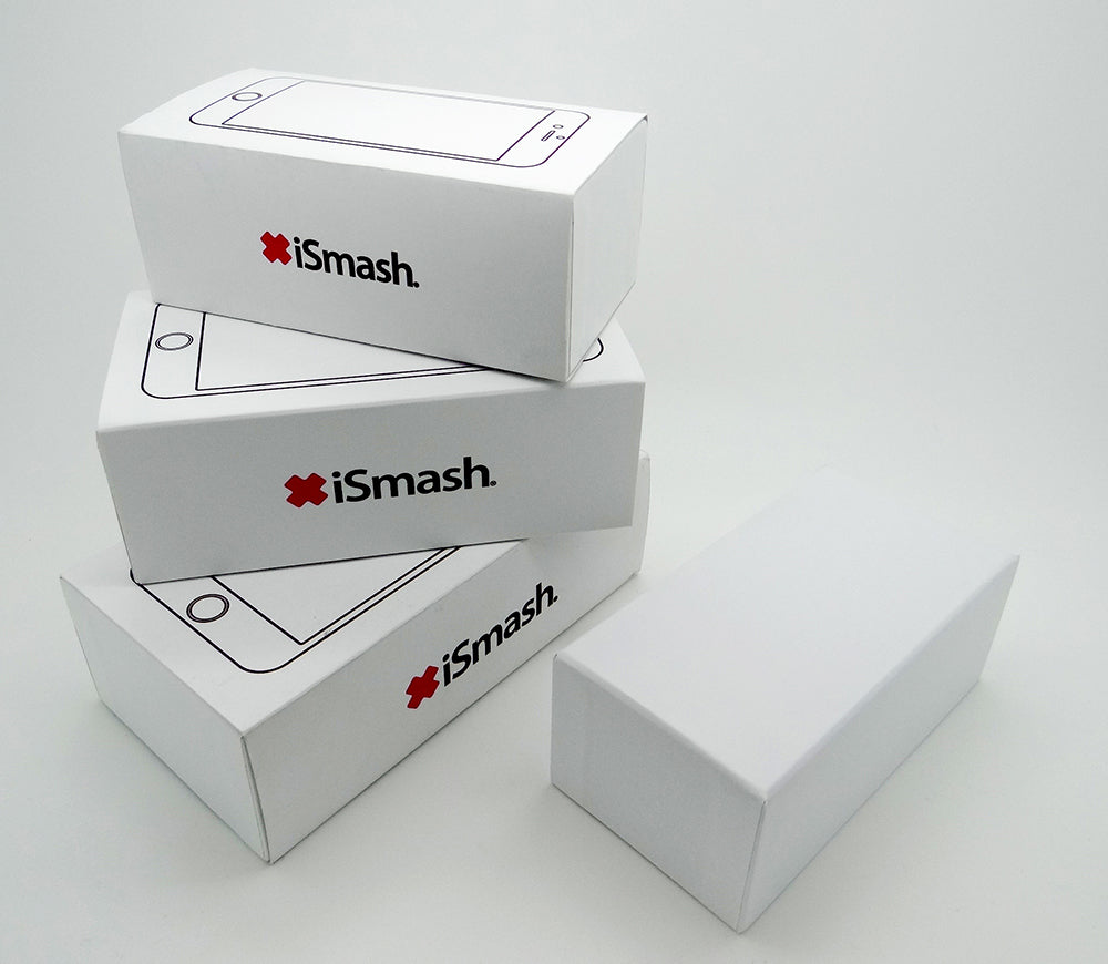 Custom printed sleeves for mobile phone boxes: stacked printed boxes
