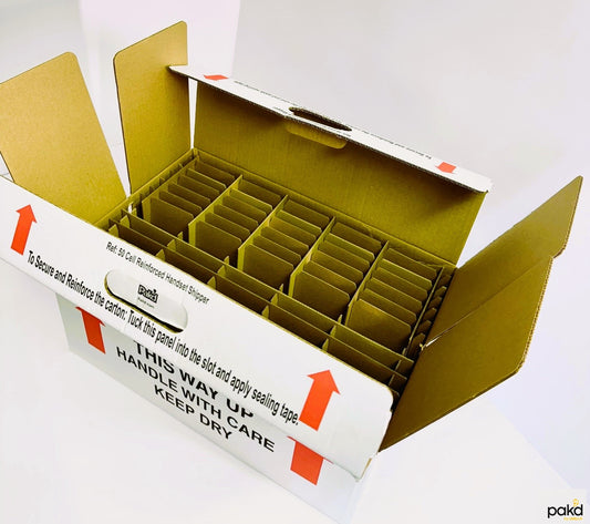 Reinforced 50 Cell Plus Size Shipper