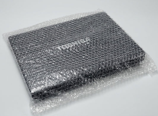 Large self-seal bubble bag with a laptop sealed inside