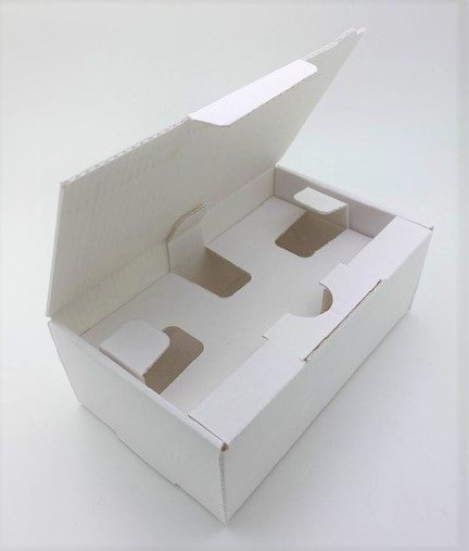 White Matte One Piece Carton - Handset Size 2