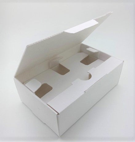 White Matte One Piece Carton - Handset Size 3
