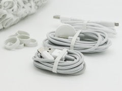 White Elastic Bands for Mobile Phone Power Supply