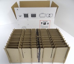 Standard 50 Cell Handset Shipper set